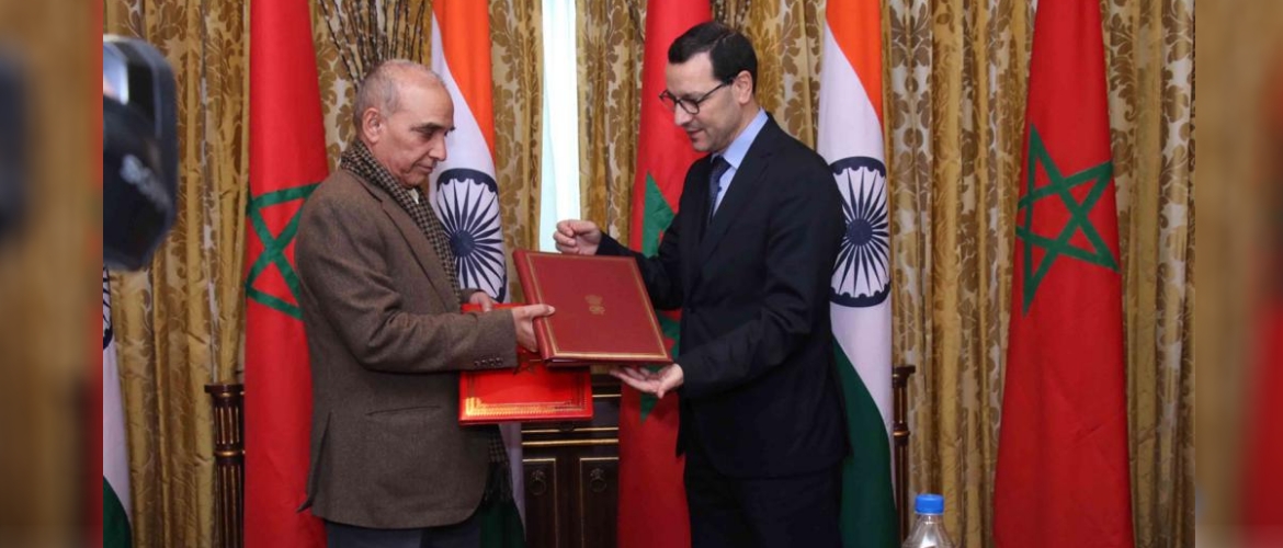  Signing of MoU to facilitate Mutual Recognition of Qualification between India and Morocco
